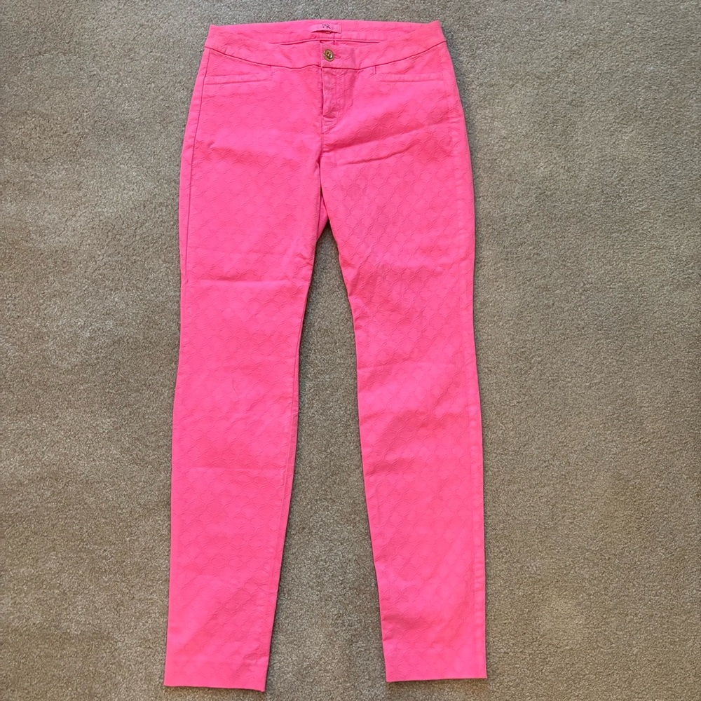 Lilly Pulitzer Vibrant Pink Skinny Pants